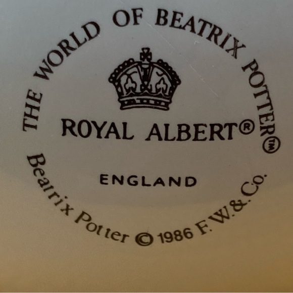 Royal Albert Money Ball “Bank” Jemima Puddle Duck Beatrix Potter England 1986 - Picture 8 of 8